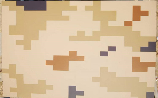 海西荒漠迷彩漆喷涂